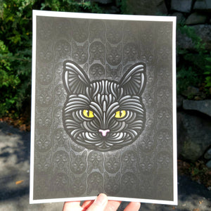 "Black cat" prints
