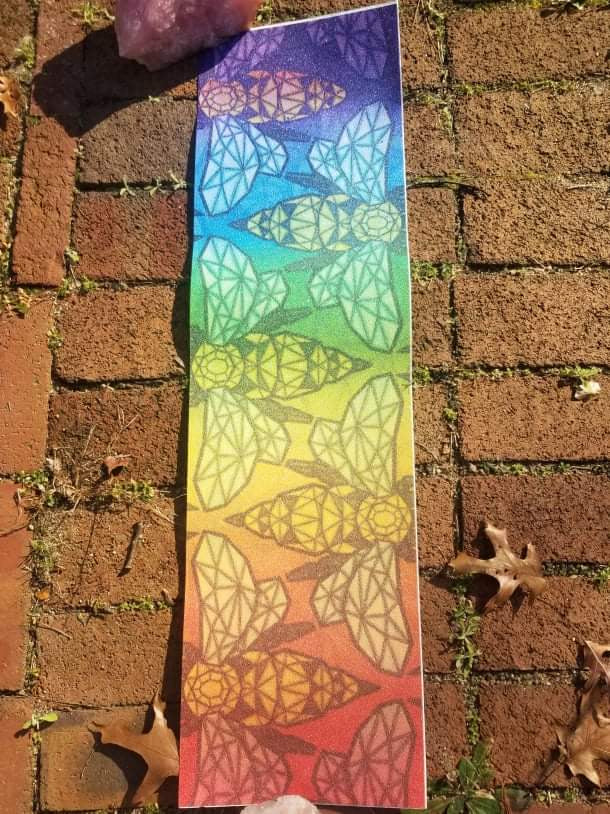 “Crystal bee” grip tape (rainbow)