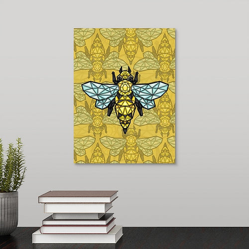 “Crystal bee” canvas print