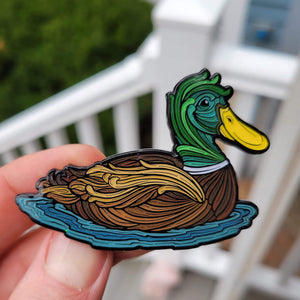 “Lucky duck” pins