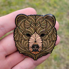 Bear head pins