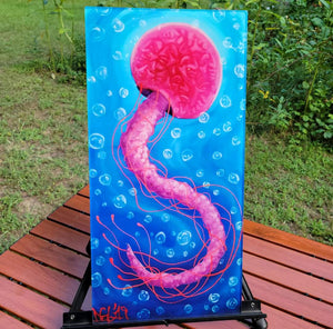"Jellyfishing" Acrylic print