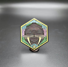 "Walrus shield" pins